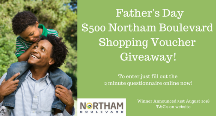 Father’s Day $500 Shopping Voucher Giveaway!