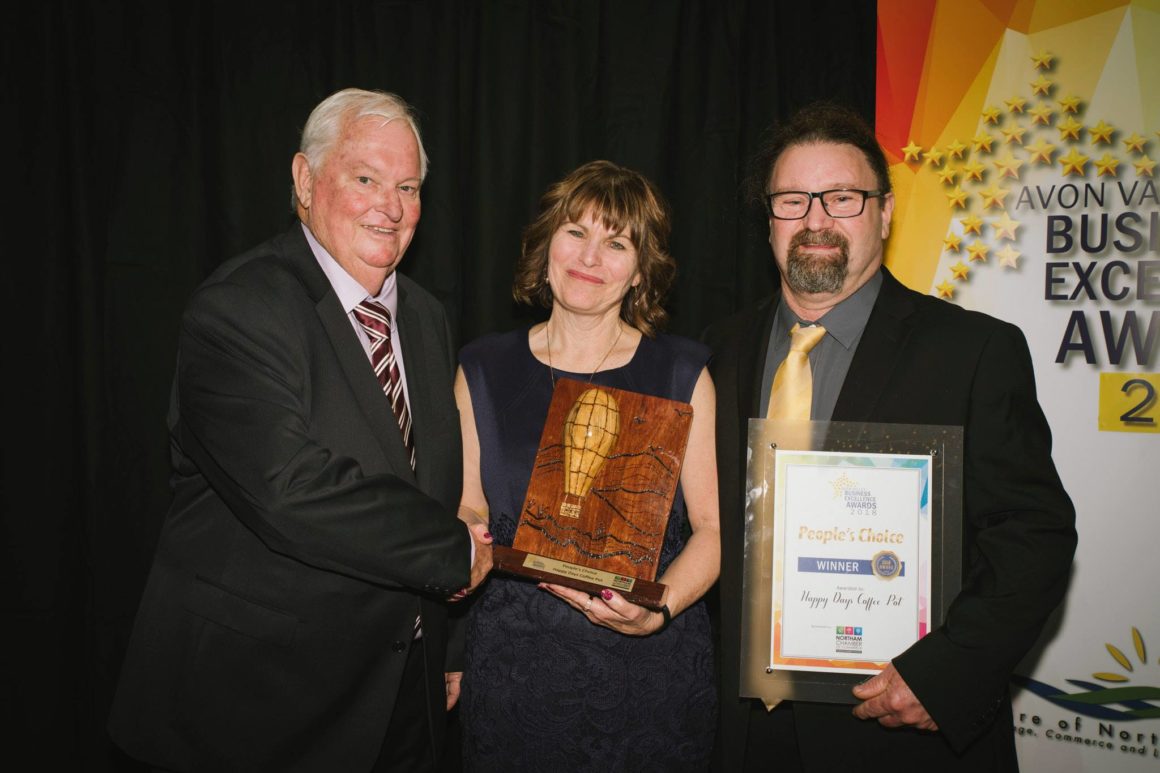 Happy Days Coffee Pot Wins Mutiple Awards at Avon Valley Business Excellence Awards